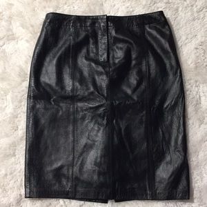 Nine West leather skirt